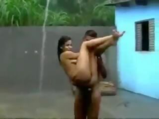 Couple Had 69 in the Rain, Free Indian dirty video 43